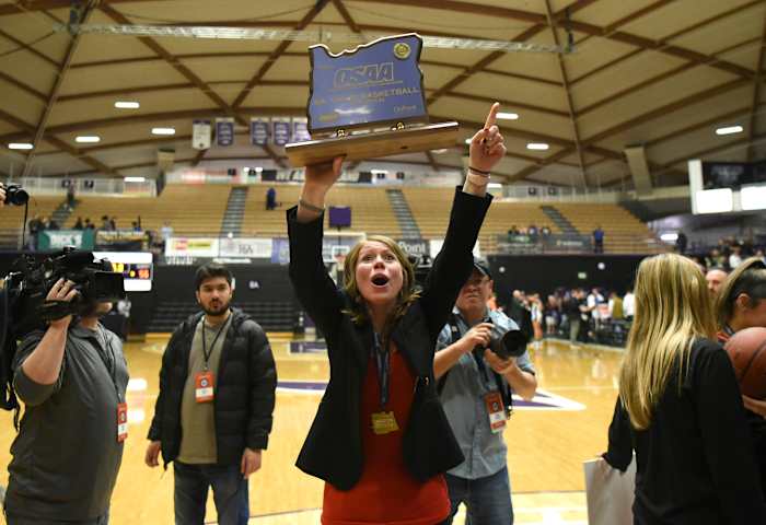 South Medford Clackamas 6A Oregon girls basketball final Taylor Balkom 26